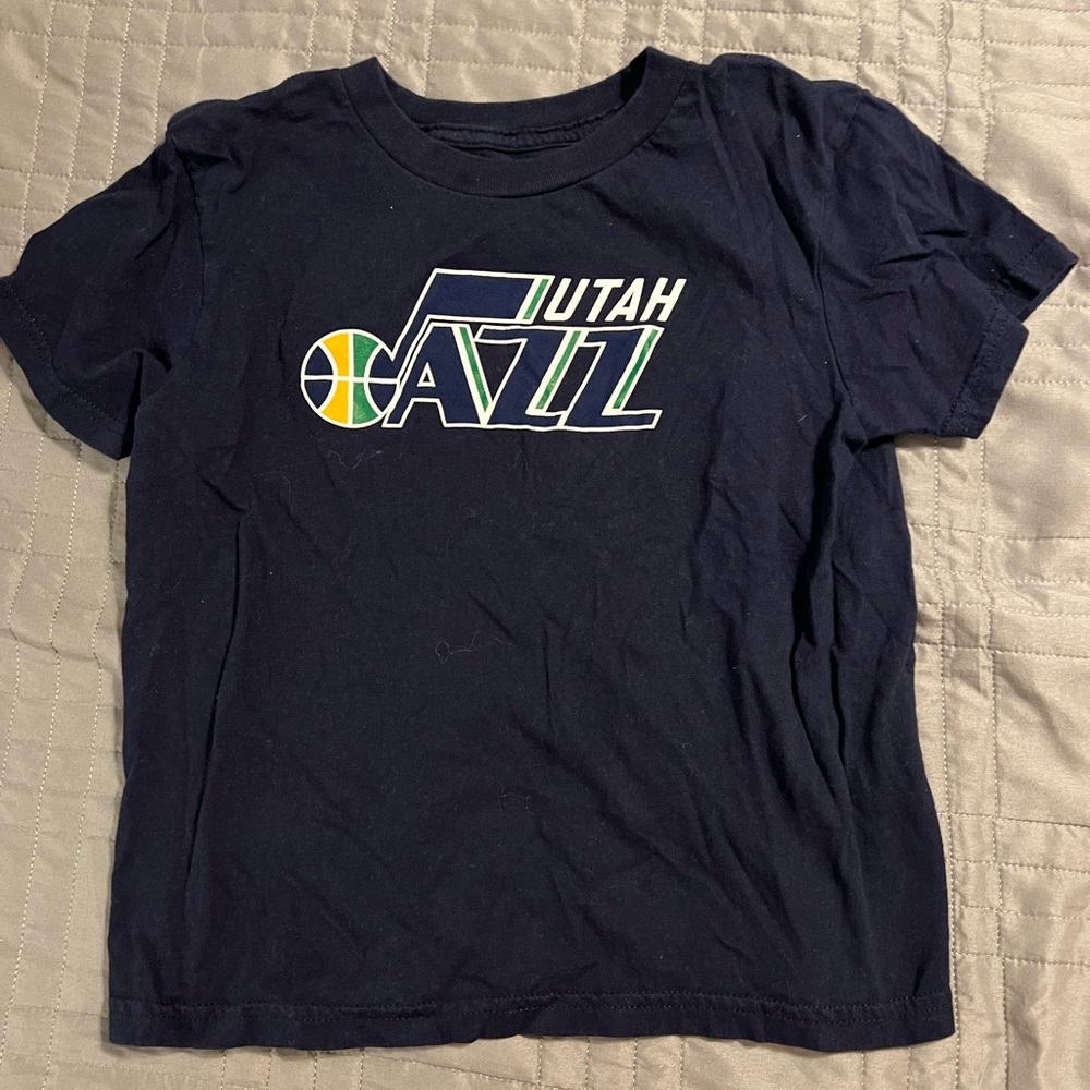 Unisex Utah Jazz T-Shirt, Size 7/6X